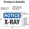Signmission Radiation & Laser Sign, 5 in H x 7 in W, Vinyl Decal, Rectangle OS-2PACK-NS-D-57-L-19084 - alternate 4